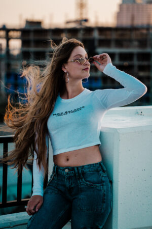 FUCK BALANCE LONG SLEEVE — WHITE